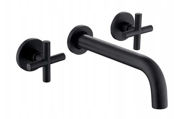 Robinet de lavabo encastré Rea Exit Black Mat