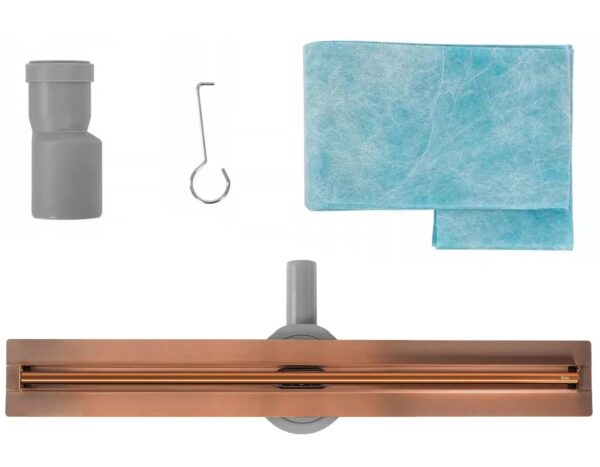 Drain linéaire REA Neox Slim pro Brushed Copper 60 – Image 5
