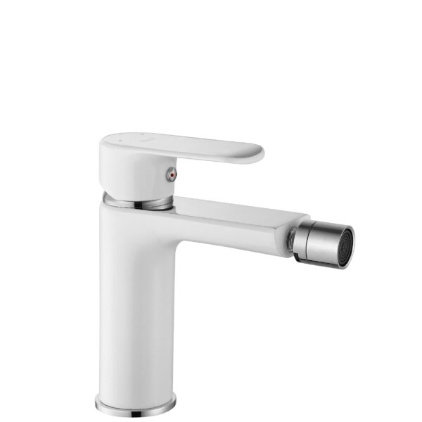 Robinet de bidet Rea Bloom White chrom