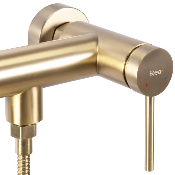Robinet de douche REA FOSS  Brush Gold – Image 2