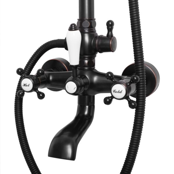 Kit de douche REA BERGAMO OLD BLACK – Image 4