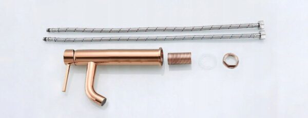 Robinet de lavabo Rea Lungo Rose Gold High – Image 4
