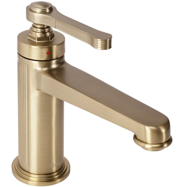 Robinet de lavabo Rea Monaco Gold Brush Low – Image 6
