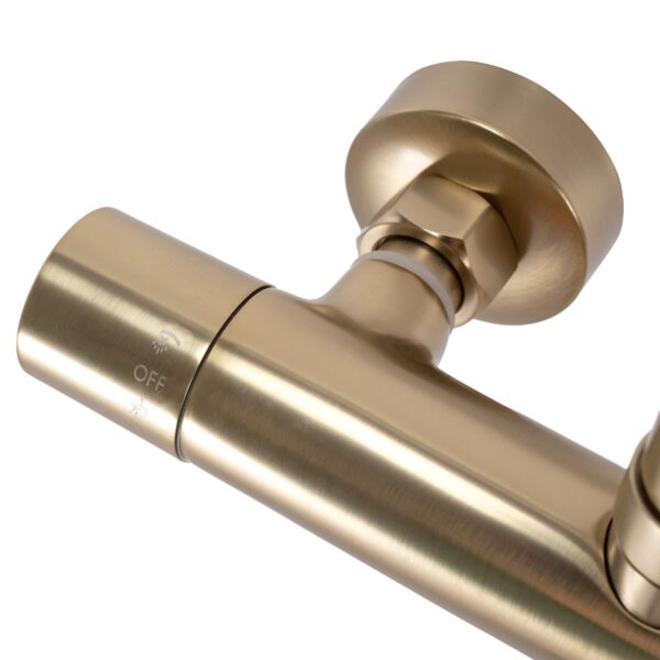 Kit de douche avec thermostat Rea PAROT BRUSHED GOLD – Image 7