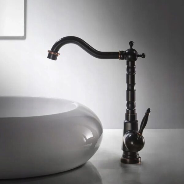 Robinet de lavabo Bona Old Black High – Image 2
