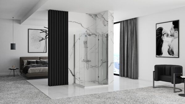 Cabine de douche pliante Rea Fold N2 Modulée – Image 4