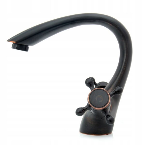 Robinet de lavabo Rea Retro Old Black – Image 3