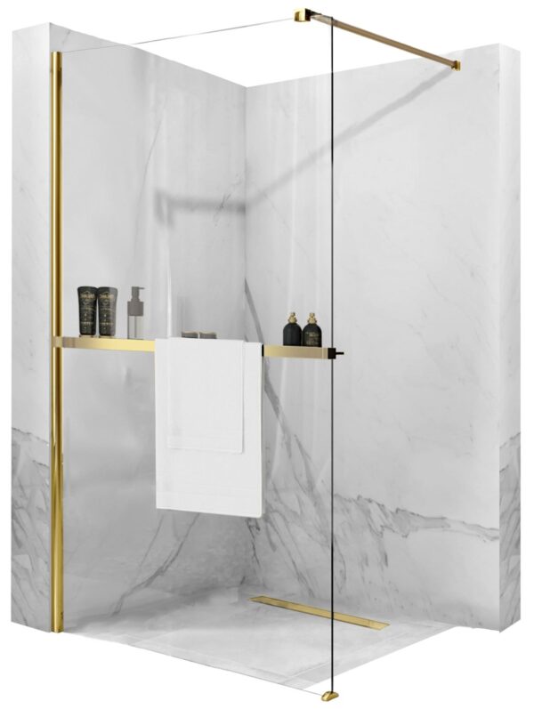 ETAGERE POUR PAROI DE DOUCHE EVO GOLD – Image 2