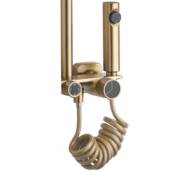 Kit de douche REA HELIX Brush Gold – Image 5