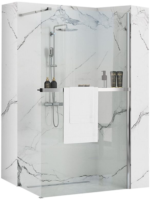 ETAGERE POUR PAROI DE DOUCHE EVO CHROME – Image 4