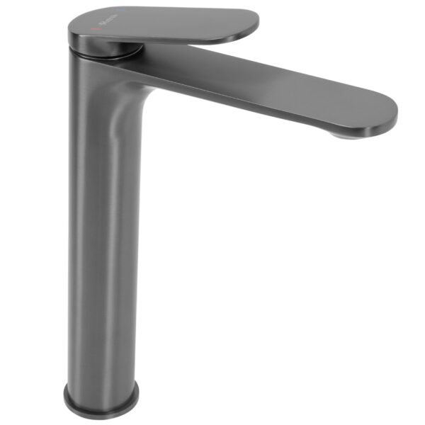 Robinet de salle de bain Rea Marco Gun Grey High – Image 2