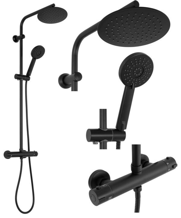 Kit de douche REA BLISS Black