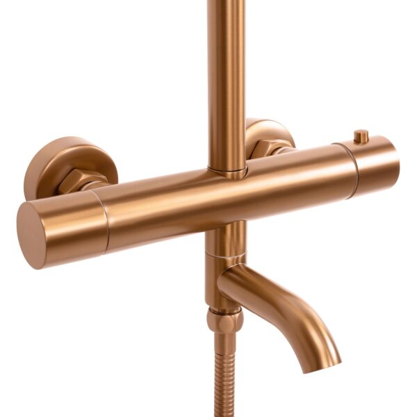 Kit de douche avec thermostat REA Lungo Copper Brush – Image 6