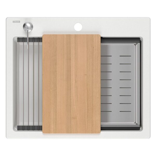 évier en granit KURT 110 WORKSTATION White – Image 2