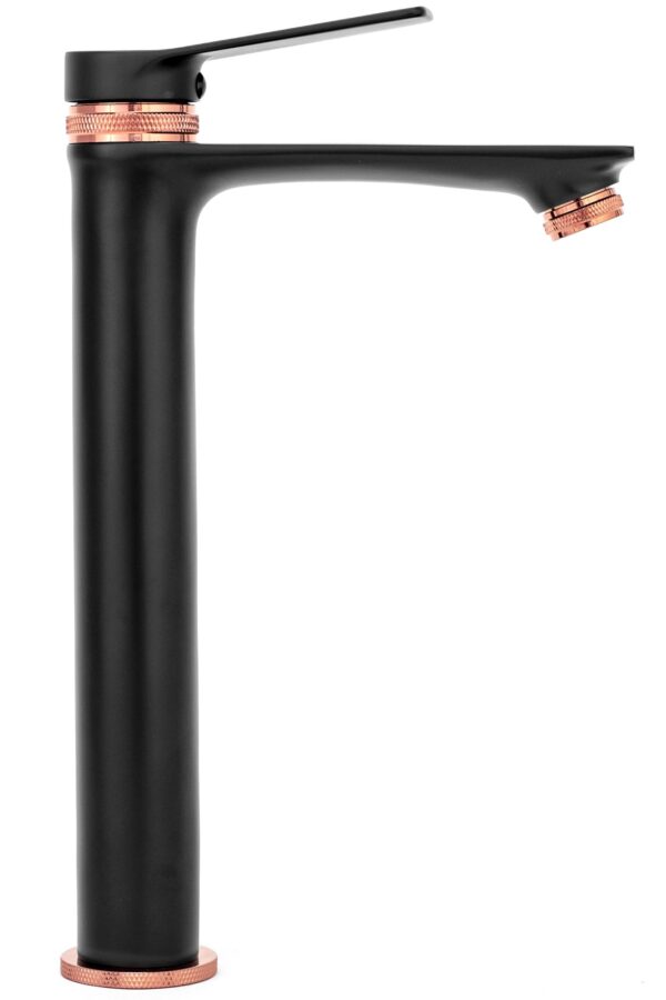 Robinet de lavabo Rea Viral Black-rose gold High – Image 2