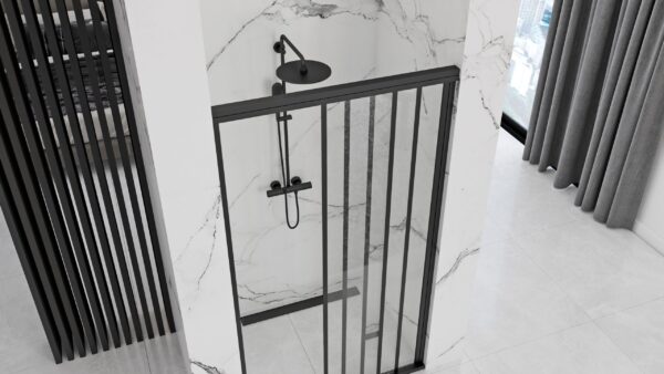 Porte de douche Rea Alex Black 90 – Image 2