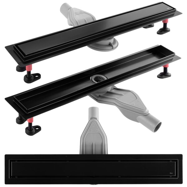 Drain linéaire REA Neox Superflow Black 80