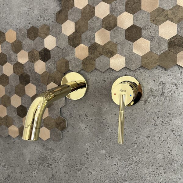 Robinet mural Rea Argon Gold + BOX – Image 3
