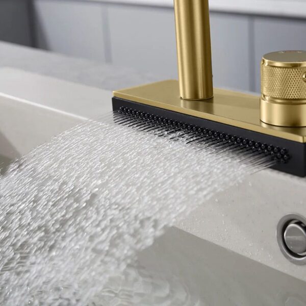 Robinet de cuisine REA CONOR BRUSH GOLD – Image 8