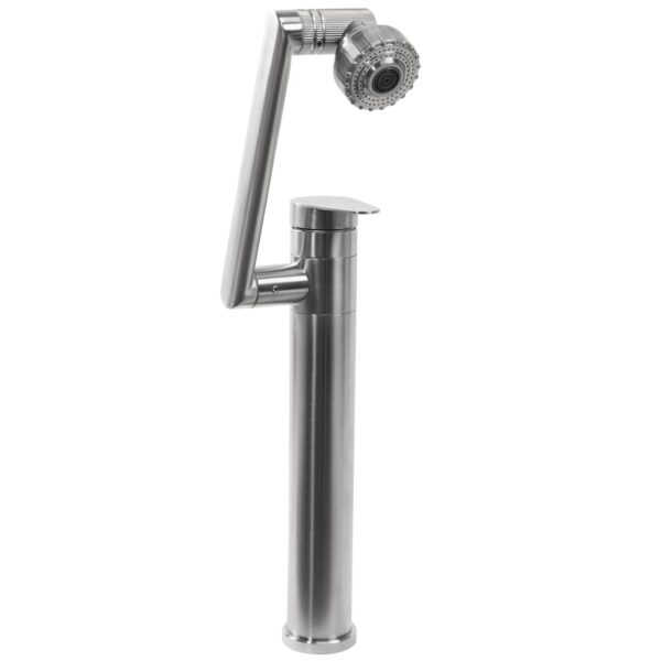 Robinet de salle de bain Rea PACO Nickel Brush INOX High – Image 7