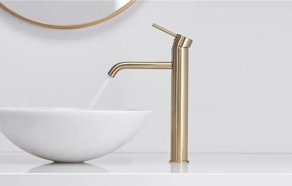 Robinet de lavabo Rea Lungo L.Gold High – Image 2