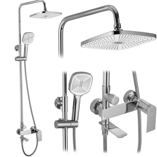 Kit de douche REA STORM CHROME