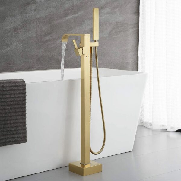 Robinet autoportant Rea Carat Gold Brush – Image 6