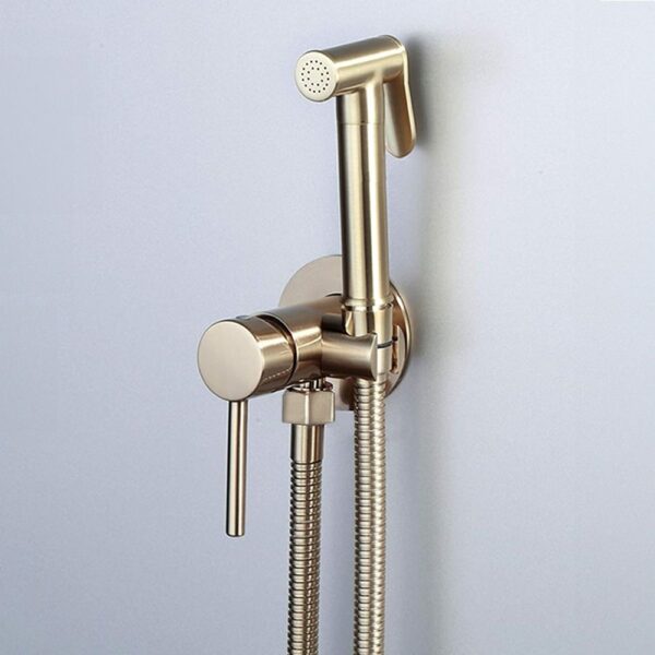 ROBINET DE BIDET ENCASTRÉ REA  Lungo LOOP GOLD BRUSH – Image 2