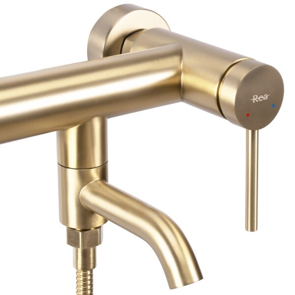 Robinet de baignoire REA Clif Brush Gold – Image 2