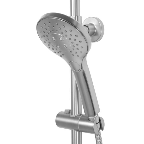 Kit de douche avec thermostat REA VINCENT NICKEL BRUSH INOX – Image 5