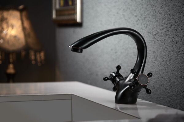 Robinet de lavabo Rea Retro Old Black – Image 6