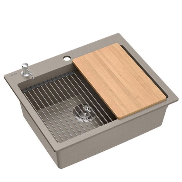 évier en granit KURT 110 WORKSTATION BEIGE – Image 3