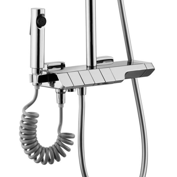 Kit de douche avec thermostat REA ROB Chrome – Image 2