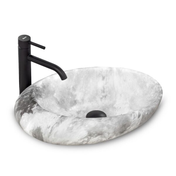 Vasque à poser Rea Roxy C Stone L.GREY – Image 2