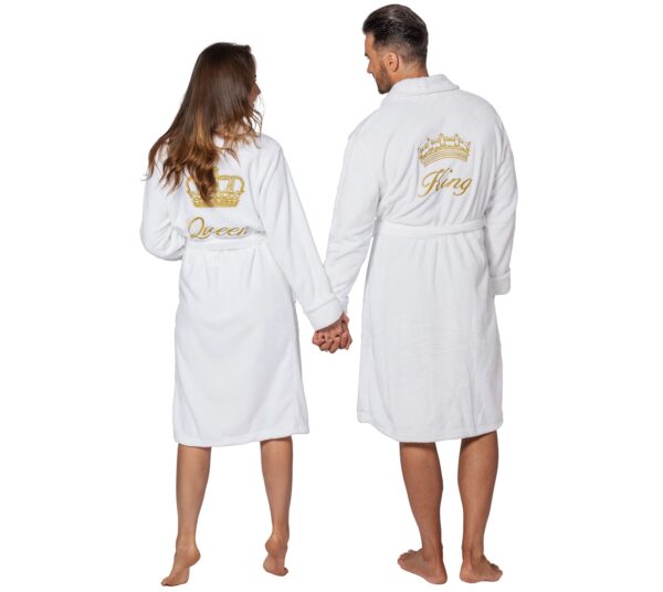 Peignoir MEN King White collar S/M – Image 5
