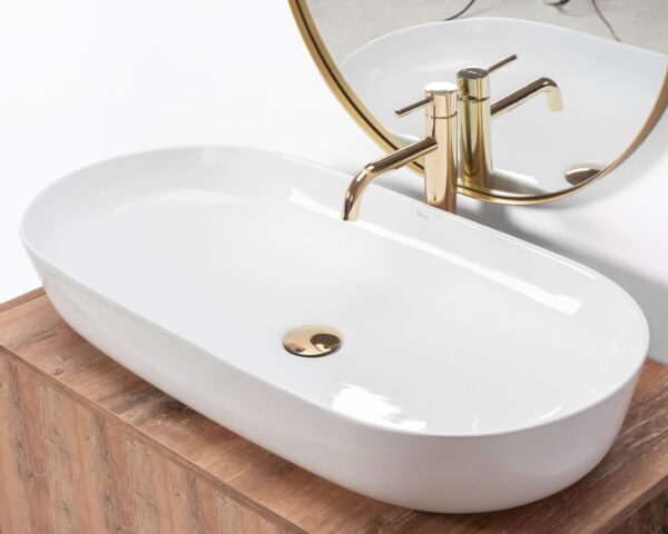 Vasque à poser Rea Cleo 81 White – Image 5