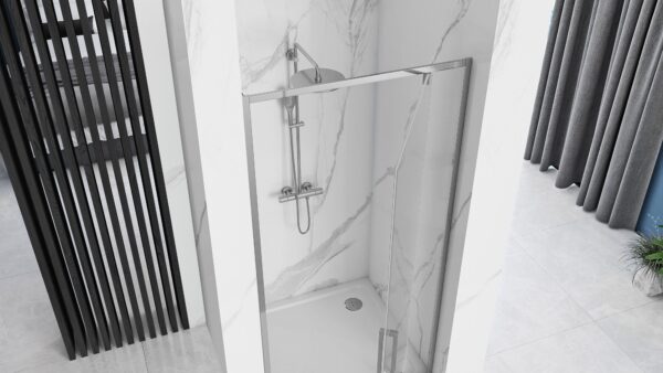 Porte de douche REA Rapid Swing Chrom 90 – Image 4