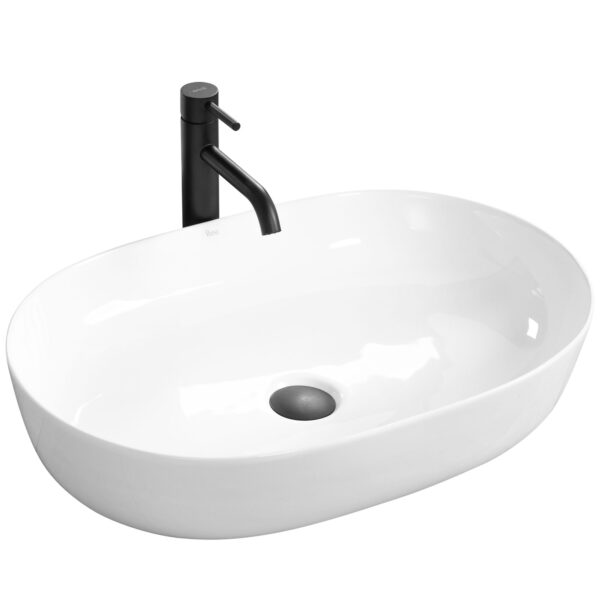 Vasque à poser en céramique Rea Cleo White