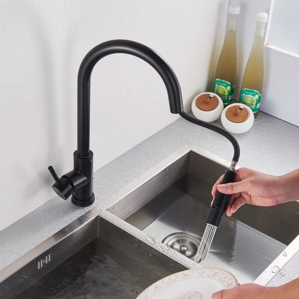 Robinet de cuisine Rea Fresh Black Mat – Image 2