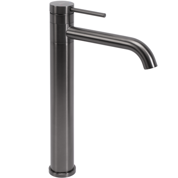 Robinet de salle de bain Rea LUNGIS Gun Grey Super High