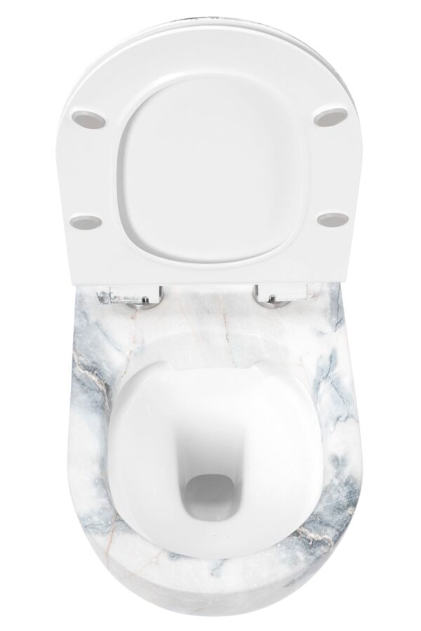 Cuvette WC suspendue Rea Carlos Slim Granit Matt – Image 3