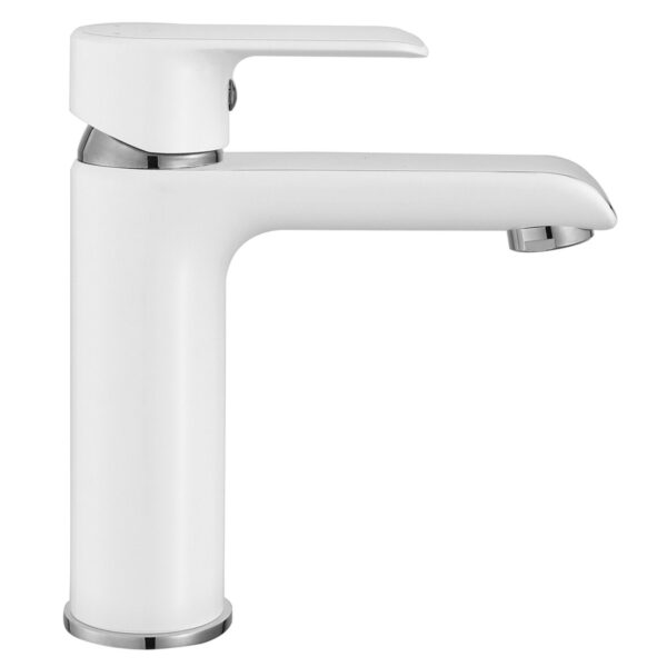 Robinet de lavabo REA Bloom White Chrom Low – Image 2