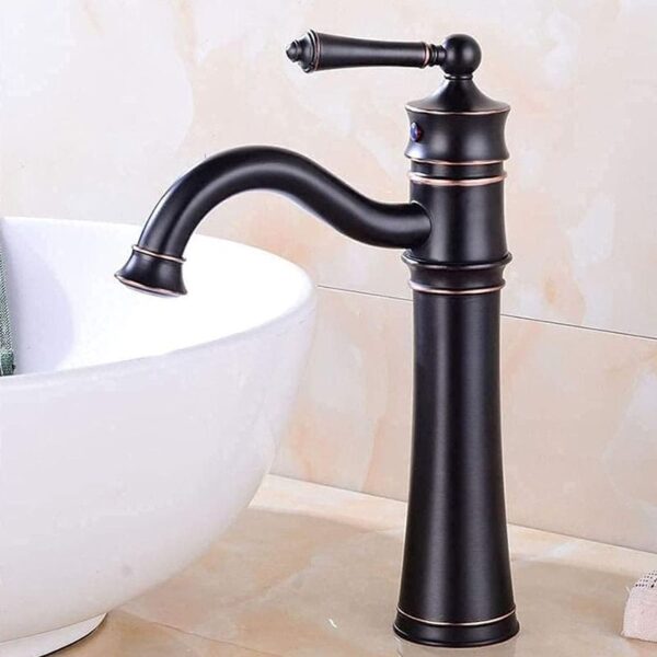 Robinet de lavabo Rea Vintage Old Black High – Image 2