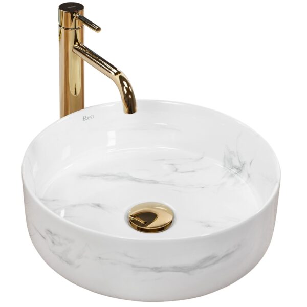 Vasque à poser Rea Sami Nature Marble