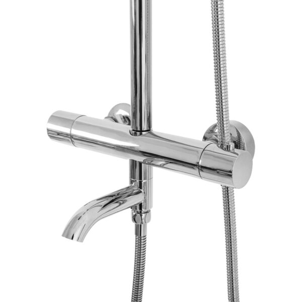 Kit de douche avec thermostat Lungo chrome – Image 2