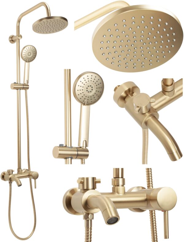 Kit de douche Rea Luis Gold Brush