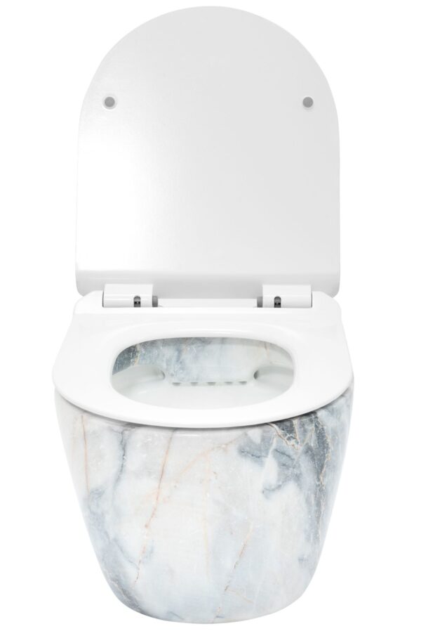 Cuvette WC suspendue Rea Carlos Slim Granit Shiny N – Image 3
