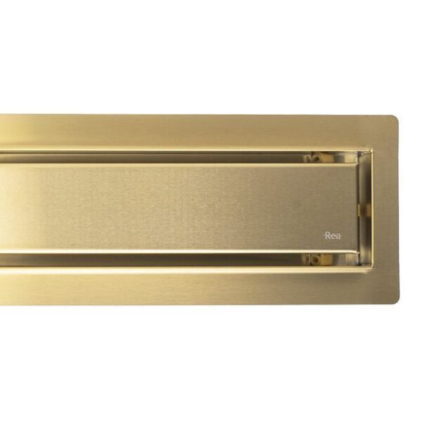Drain linéaire REA Neox pro Brush Gold 100 – Image 3