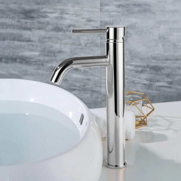Robinet de lavabo Rea Lungo Chrome High – Image 3
