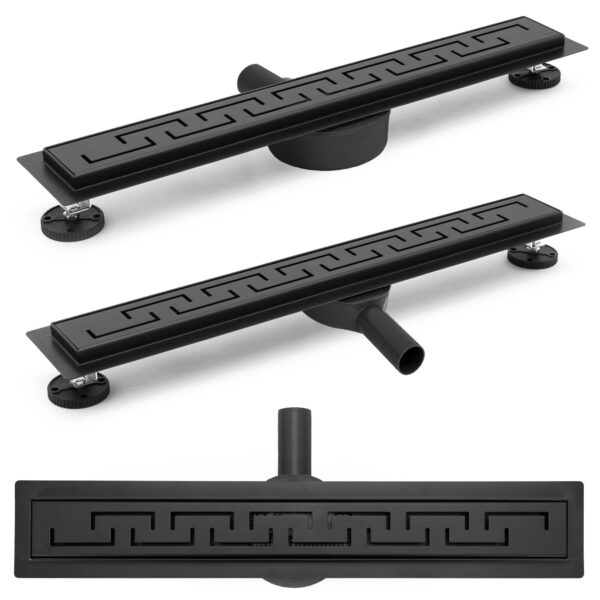 Drain linéaire Rea Greek PRO Black Mat 90